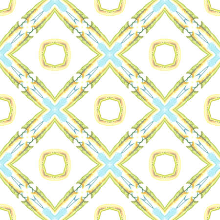 Geo print. Seamless pattern. Geometric Watercolor texture. Ethnic tribal print. Traditional endless...