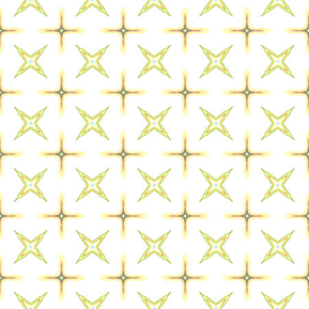 Geo print. Seamless pattern. Geometric Watercolor texture. Ethnic tribal print. Traditional endless repeat motif. Vintage design. Ornament Native Surface. Folk, Natural Woven Design. Ornamental Tile.の写真素材