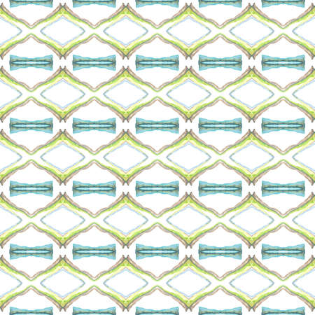 Folk Tribal Print. Geo Seamless pattern. Geometric Watercolor texture. Ethnic print. Traditional...