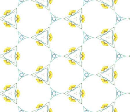 Geo print. Seamless pattern. Geometric Watercolor texture. Ethnic tribal print. Traditional endless...