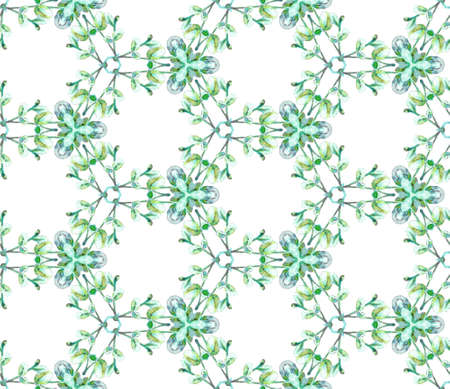 Geo print. Seamless pattern. Geometric Watercolor texture. Ethnic tribal print. Traditional endless repeat motif. Vintage design. Ornament Native Surface. Folk, Natural Woven Design. Ornamental Tile.の写真素材