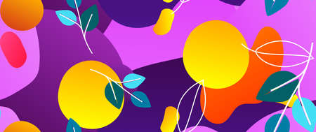 Bold Leaf Pattern. Tropical Leaf. Modern Motif. Jungle Print. Foliage Summer Seamless Pattern. Trending Vector Background. Artistic Botanical Surface. Abstract Plant. Bright Fashion. Contrast Drawing.のイラスト素材