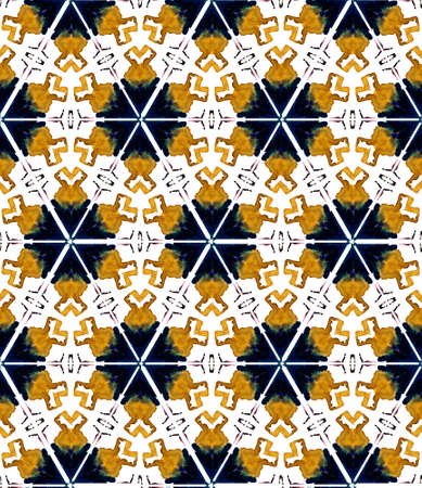 Geo Art. Endless Repeat Painting. Tunisian, Turkish, Arab, Arabesque Ornament. Chevron Geometric....