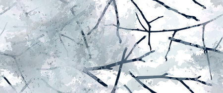 All Over Print. Neutral Tree Leaf Seamless Pattern. Leaves Trees Shrubs Stamp Effect. Texture Spots Watercolor Overlay. Transparency Wallpaper Rustic Modern Design. Fancy Delicate Fabric Textile.のイラスト素材