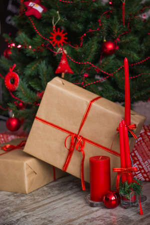 gift boxes, christmas, favorite holidayの写真素材