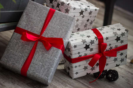 gift boxes, favorite holiday, surpriseの写真素材
