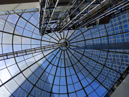 Modern architecture in financial districtの写真素材