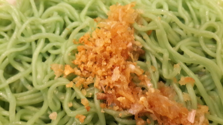Green jade noodlesの写真素材