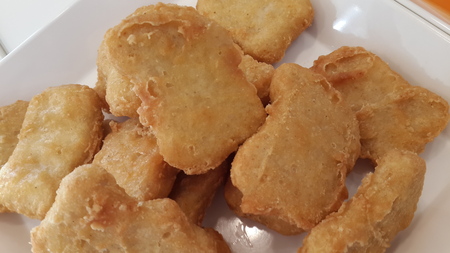 Fried Chicken Nuggetsの写真素材