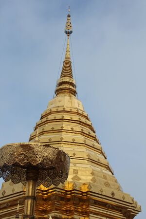Wat Phra That Doi Suthep in Chiang Mai. The attractive sightseeing place for tourists and landmark of Chiang Mai,Thailandの写真素材