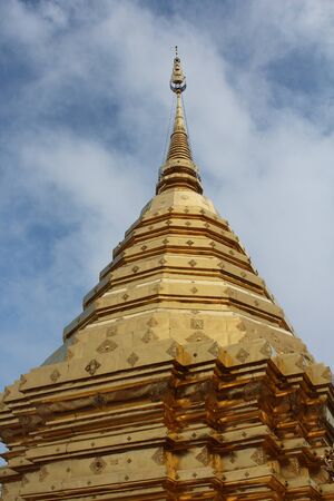 Wat Phra That Doi Suthep in Chiang Mai. The attractive sightseeing place for tourists and landmark of Chiang Mai,Thailandの写真素材