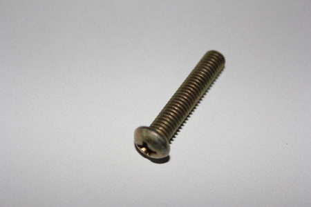 tapping screws made od steel, metal screw, iron screw, chrome screwの写真素材
