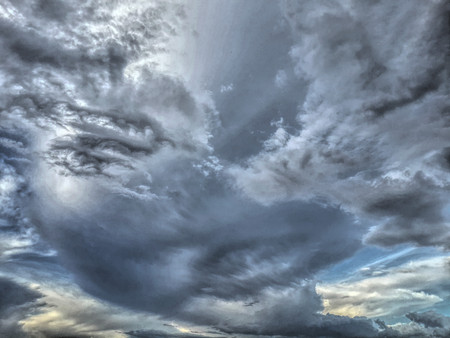 sky with cloudの写真素材