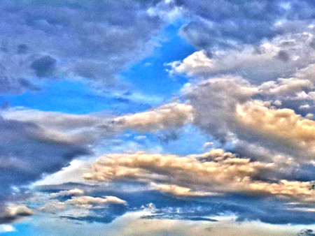 sky with cloudの写真素材