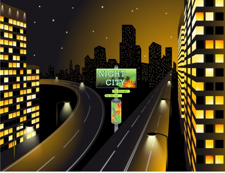City Lightsのイラスト素材