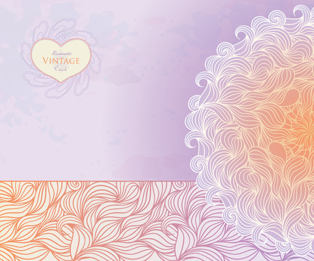 Template design for card.のイラスト素材