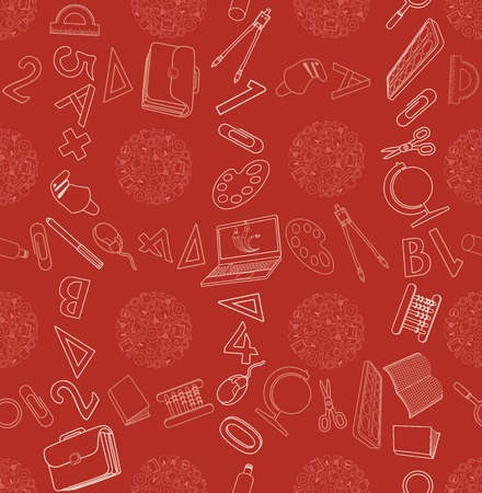 Seamless texture with abstract pattern on education or business. EPS 8.のイラスト素材