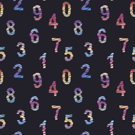 Geometric background with mosaic figures in pastel colors.のイラスト素材
