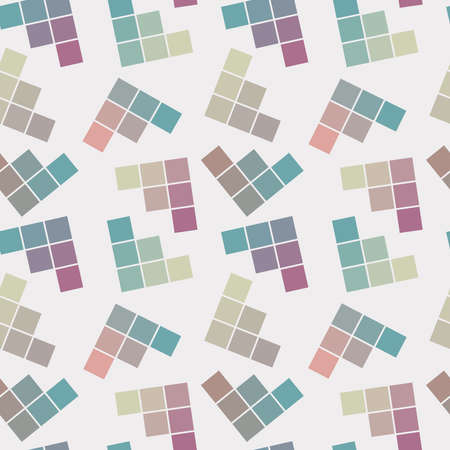 Seamless background with abstract geometric pattern.のイラスト素材