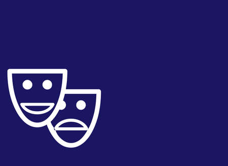 Icon on Colorful Background. Sign and symbol design illustration