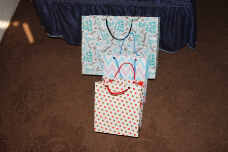 Paper Shopping bags. Set of Colorful Empty Bags for Mockup. Composition of space for branding. close up view bagsの写真素材