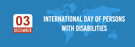 3 December International Day of Persons with Disabilitiesの写真素材