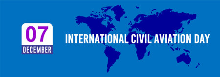 7 December International Civil Aviation Dayの写真素材