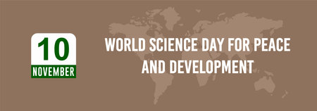 10 November World Science Day for Peace and Developmentの写真素材