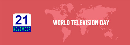 21 November World Television Dayの写真素材
