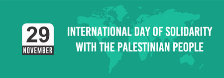 29 November International Day of Solidarity with the Palestinian Peopleの写真素材