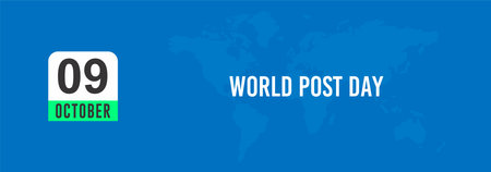 9 October World Post Dayの写真素材