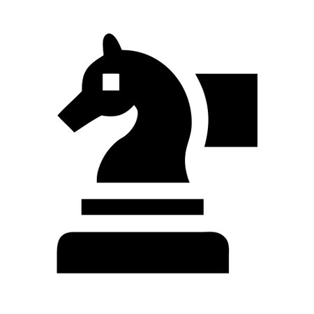 Chess icon, vector illustration. Flat design style eps 10のイラスト素材