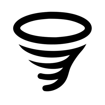 Tornado Icon Vector. Tornado Sign. Flat design style eps 10のイラスト素材