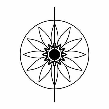 cute sunflower flower isolated icon vector illustration designicon vector illustration designのイラスト素材