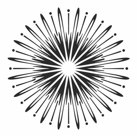 Star burst icon. Simple illustration of star burst vector icon for webのイラスト素材