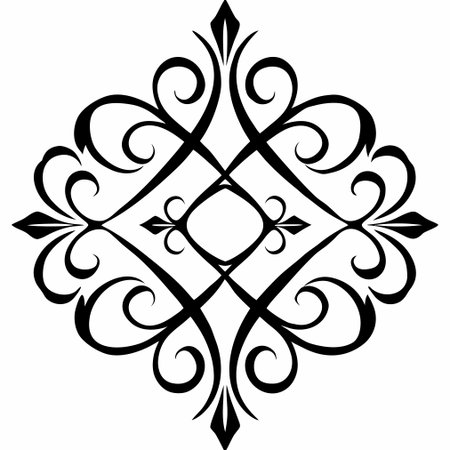 Oriental vector pattern with arabesque and floral elements. Abstract ornamentのイラスト素材