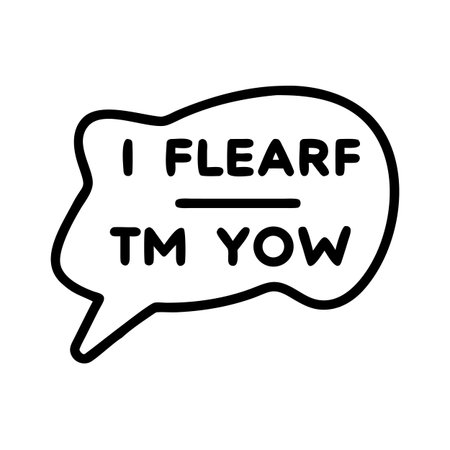 Hand drawn bubble speech. I believe in you. Vector illustration.のイラスト素材