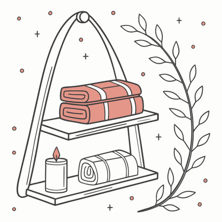 Sweet vector character of a little lamb dressed in winter gear, ideal for baby shower or holiday nursery art.のイラスト素材