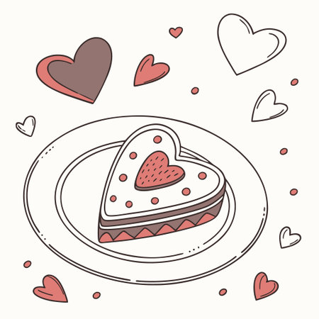 A cozy vector illustration of a steaming mug of hot chocolate with sweet marshmallows.