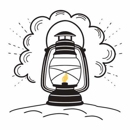 A vibrant vector illustration capturing the essence of February with delicate snowflakes and icy elements, perfect for seasonal designs.のイラスト素材