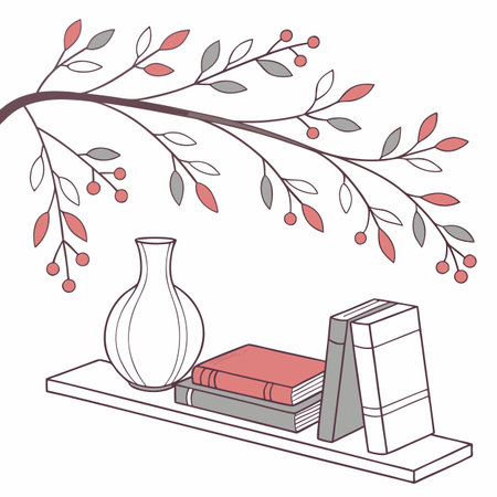 A clean and artistic winter scene featuring snowy elements, designed for February seasonal backgrounds and media.のイラスト素材