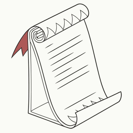 A clean and simple vector illustration of a white paper document, perfect for representing official papers, contracts, or data in business and finance contexts.のイラスト素材