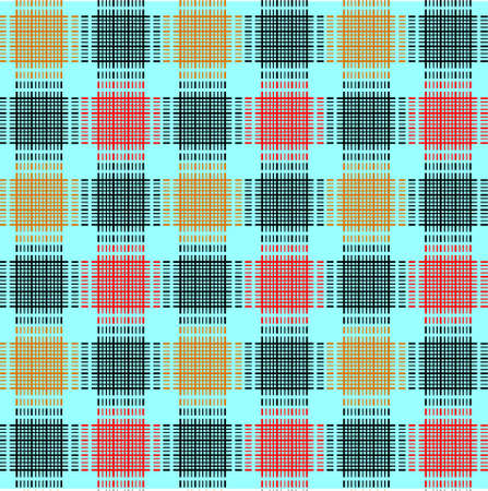 checkered patternのイラスト素材