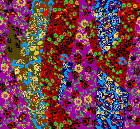 seamless flower patternのイラスト素材