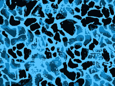 Blue skin color pattern