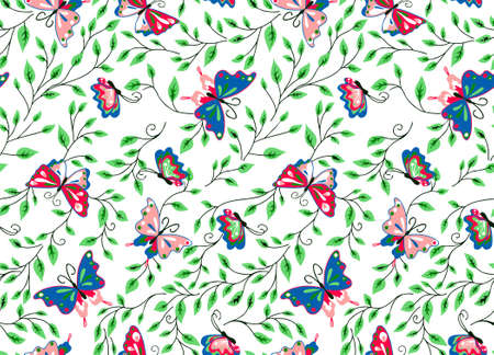 seamless flower patternのイラスト素材