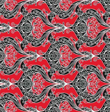 abstract ornamental patternのイラスト素材