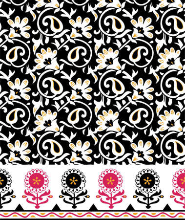 abstract ornamental patternのイラスト素材