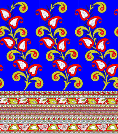 abstract ornamental patternのイラスト素材