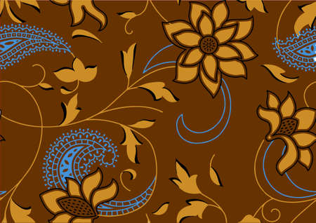 seamless flower patternのイラスト素材